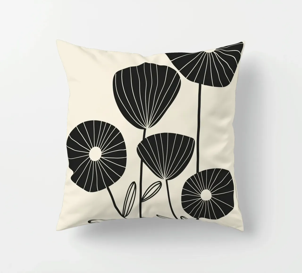 Abstract Flowers cuscino da Flow Line