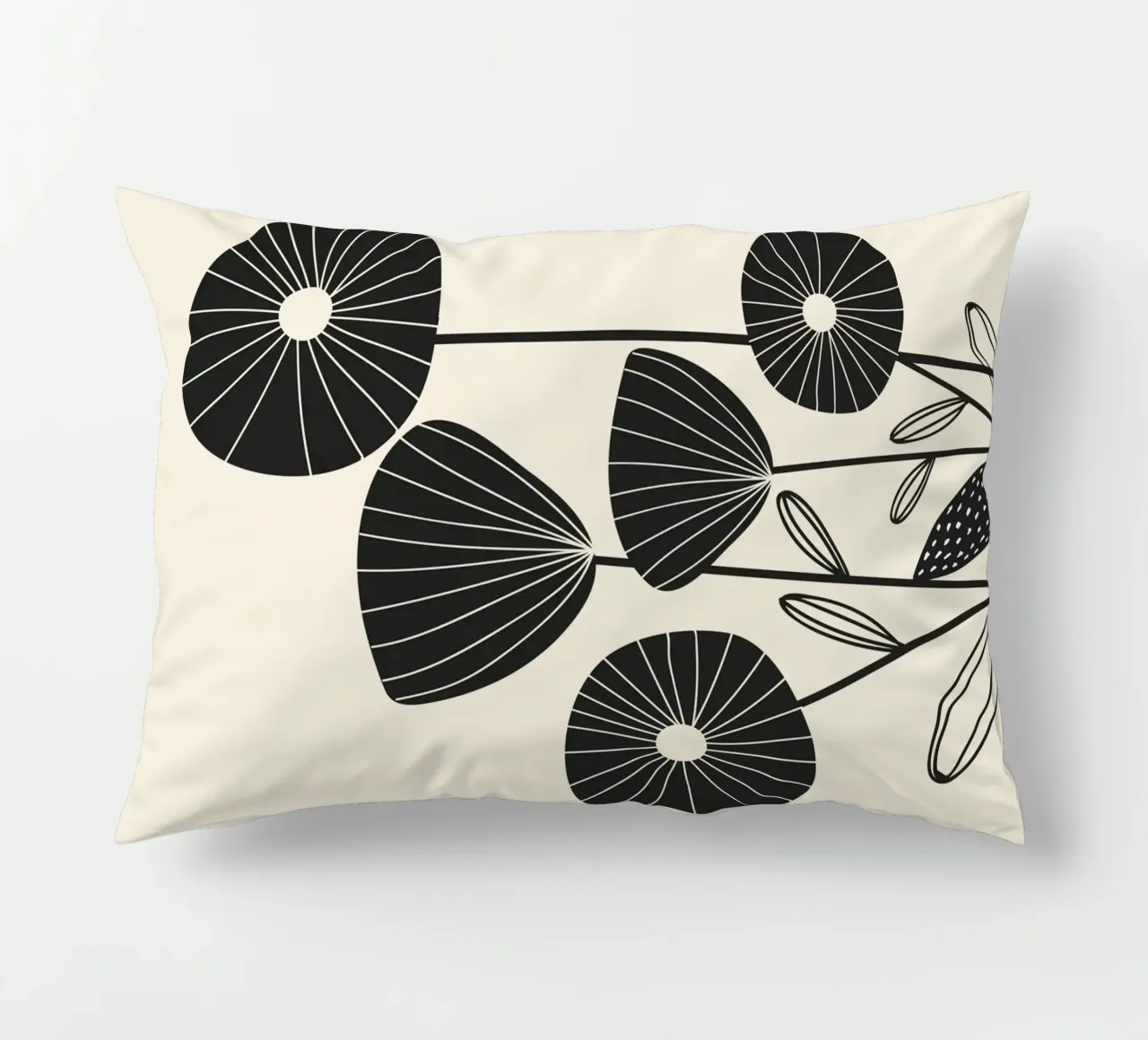 Abstract Flowers cuscino da Flow Line