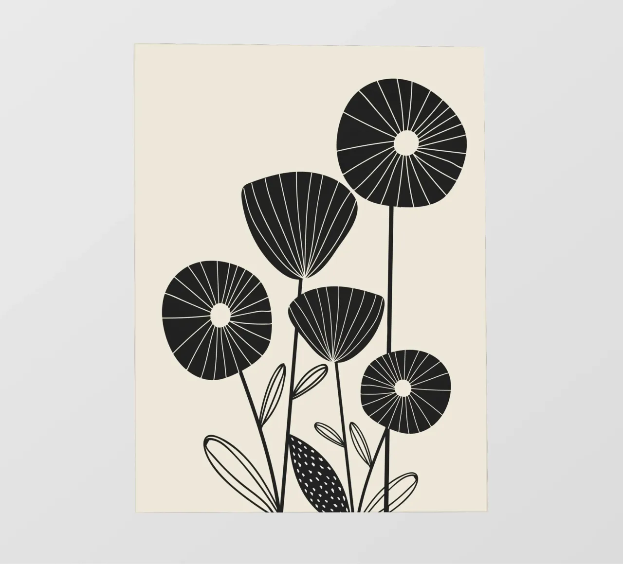 Abstract Flowers pellicola backlit da Flow Line