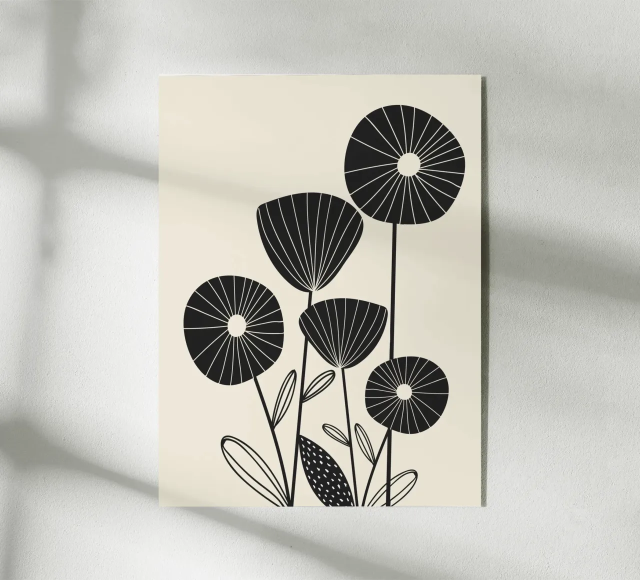 Abstract Flowers plexiglass da Flow Line