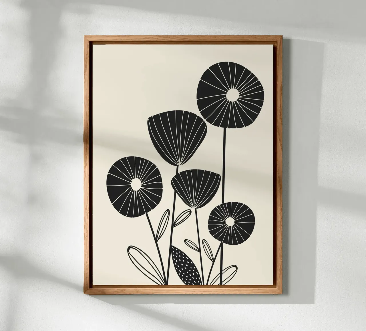 Abstract Flowers alluminio dibond da Flow Line