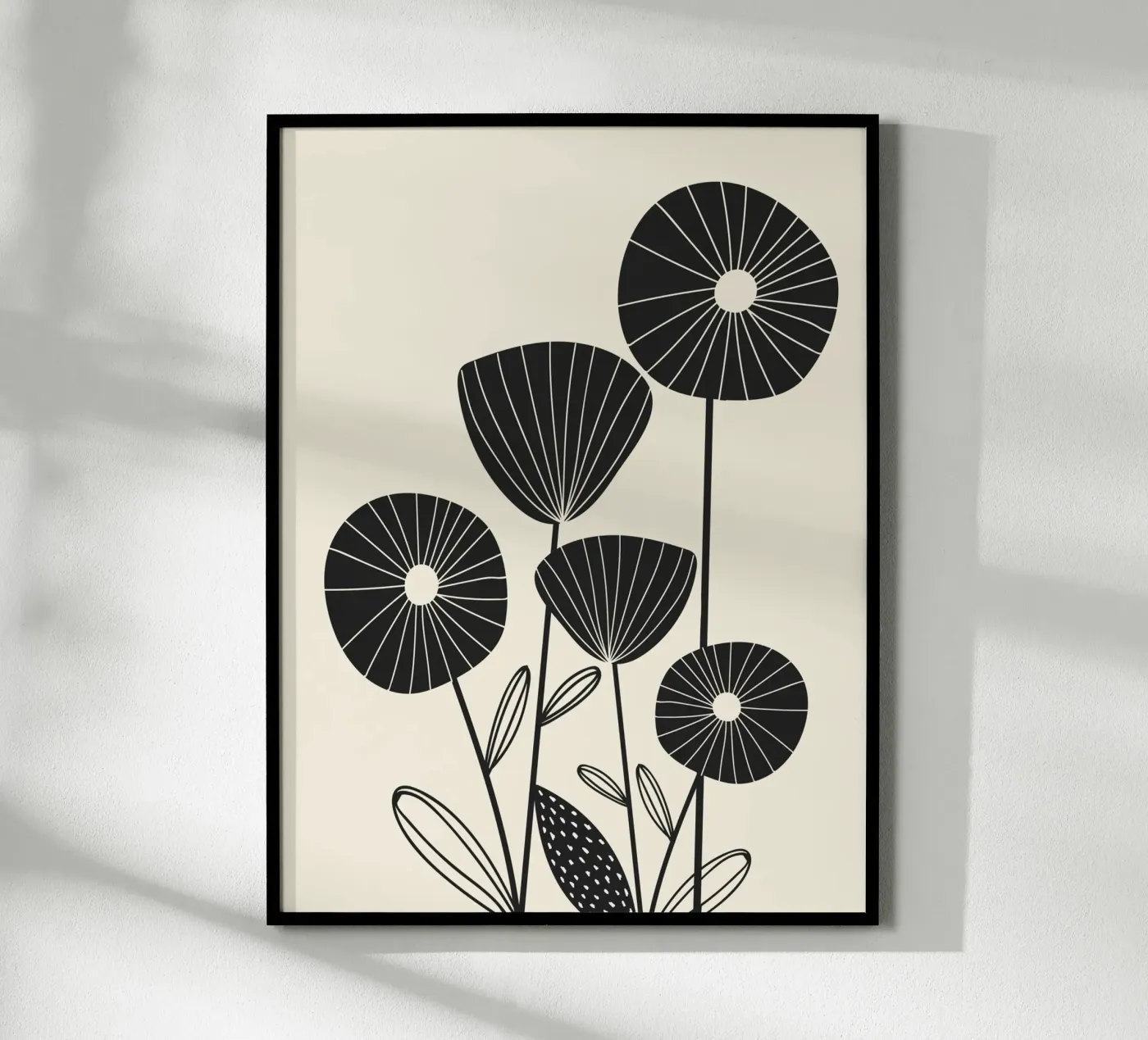 Abstract Flowers poster da Flow Line