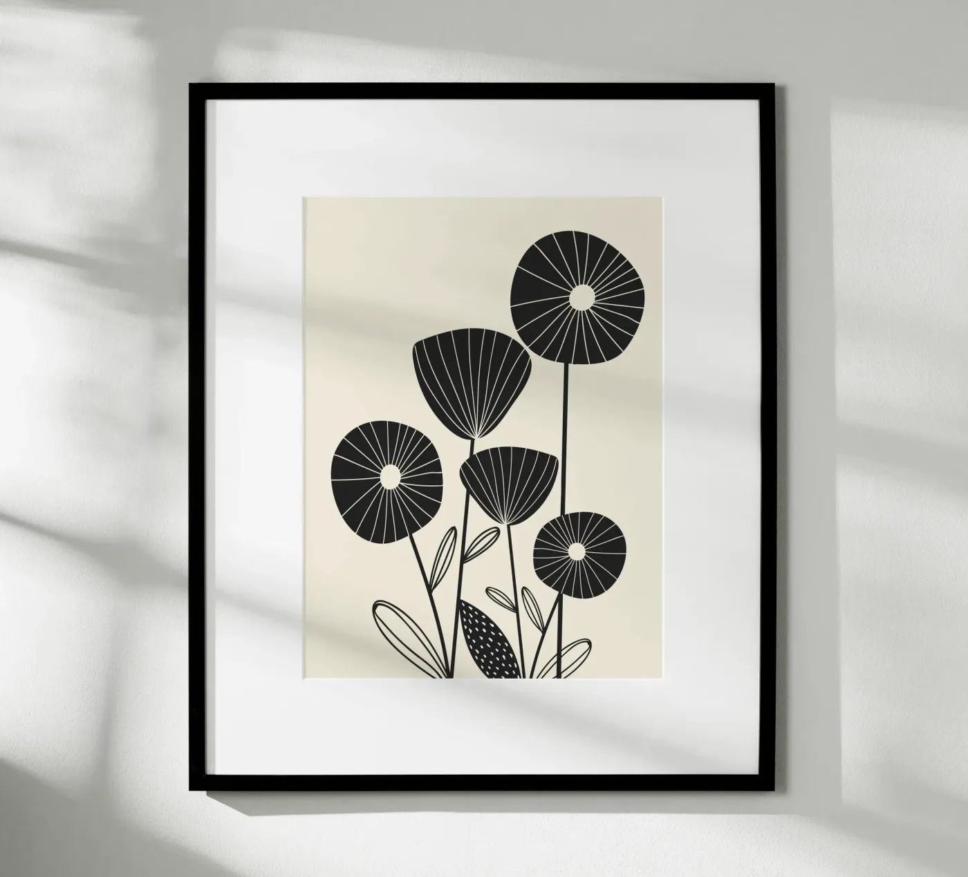Abstract Flowers poster da Flow Line