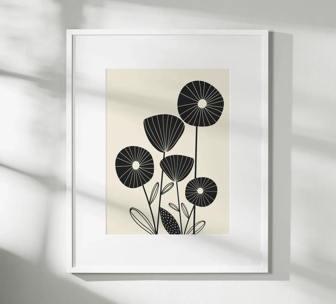 Abstract Flowers poster da Flow Line