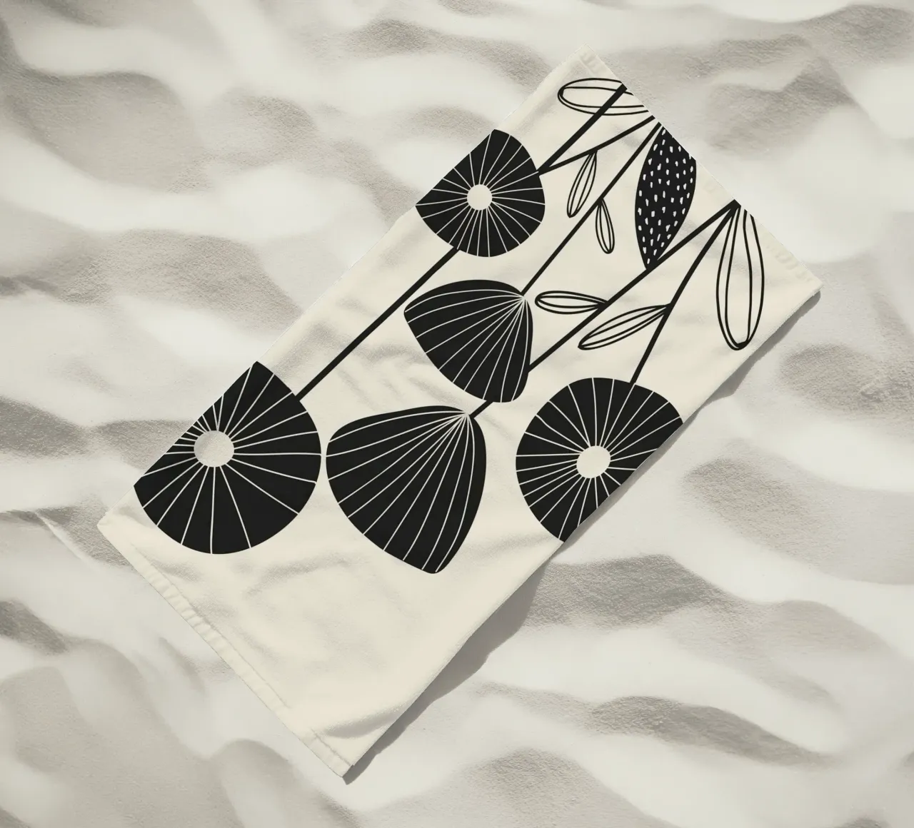 Abstract Flowers telo mare da Flow Line