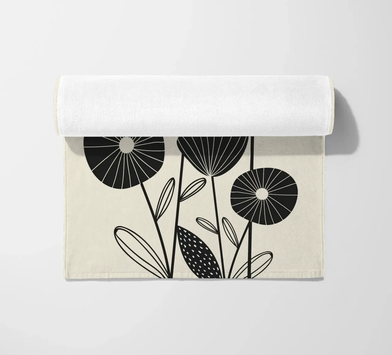 Abstract Flowers telo mare da Flow Line