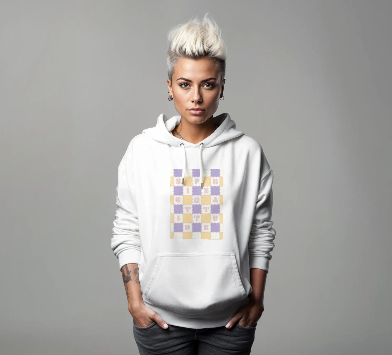 Spring Attitude Pastels felpa con cappuccio da designdn