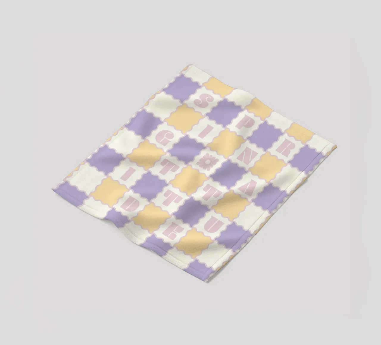 Spring Attitude Pastels coperta in pile da designdn