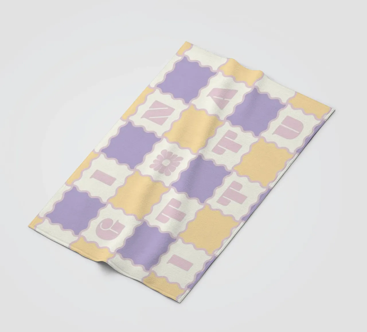 Spring Attitude Pastels coperta in pile da designdn