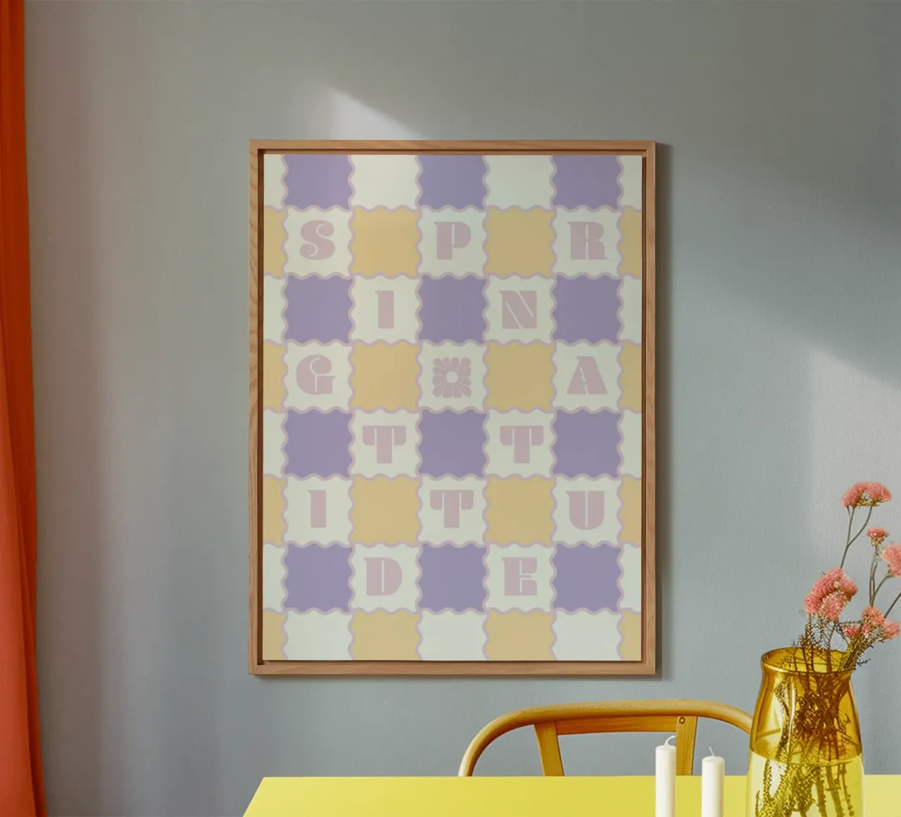 Spring Attitude Pastels alluminio dibond da designdn