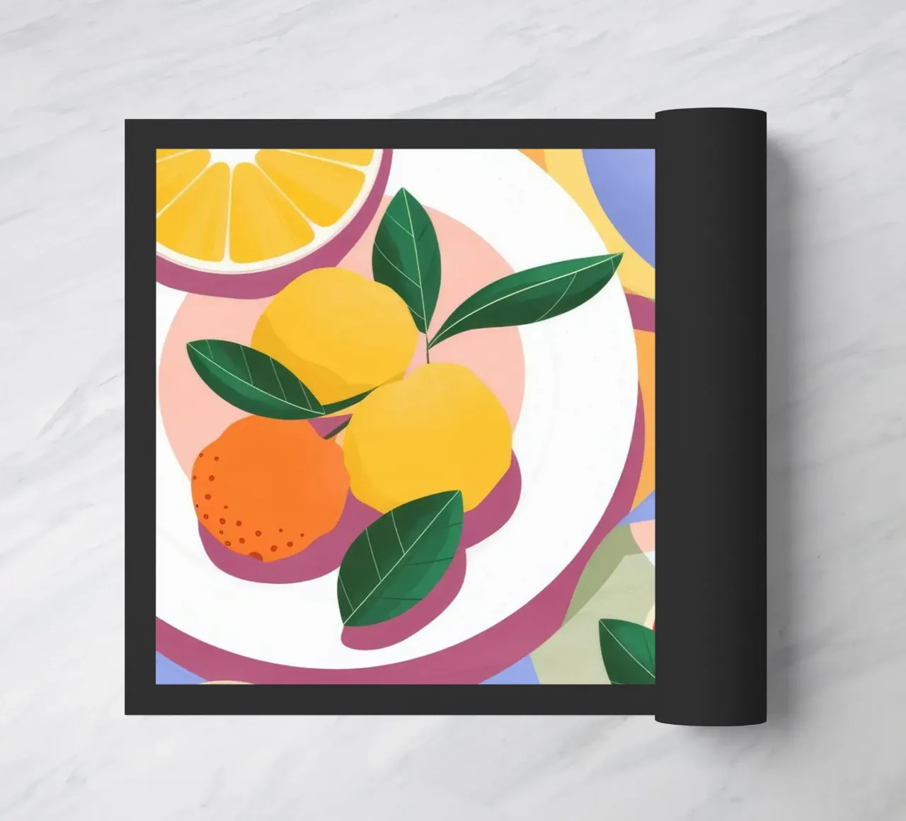 Fruitful Harmony doormat by Lumina Vision