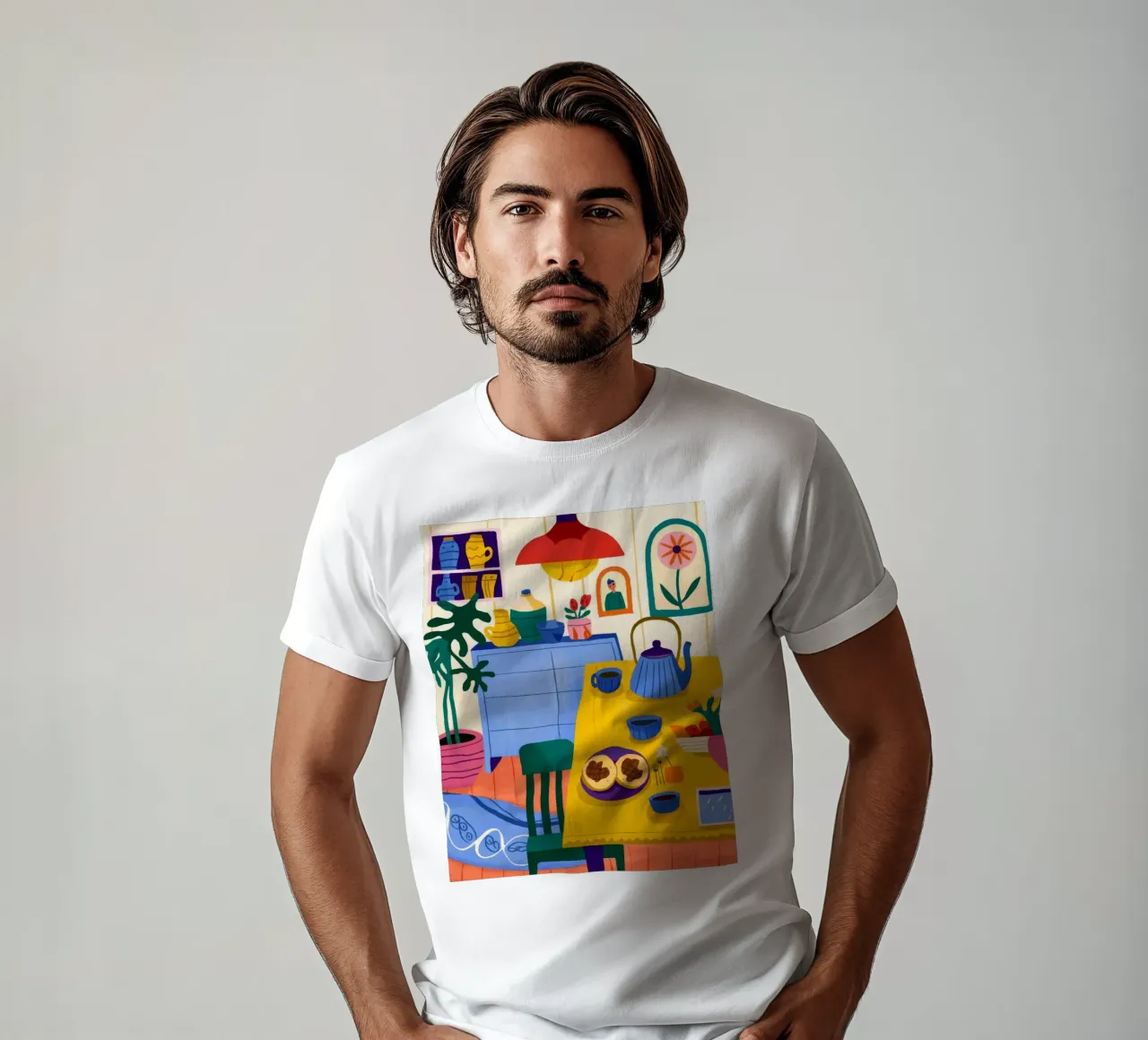 Sinfonia di colori per la cucina t-shirt da Lumina Vision