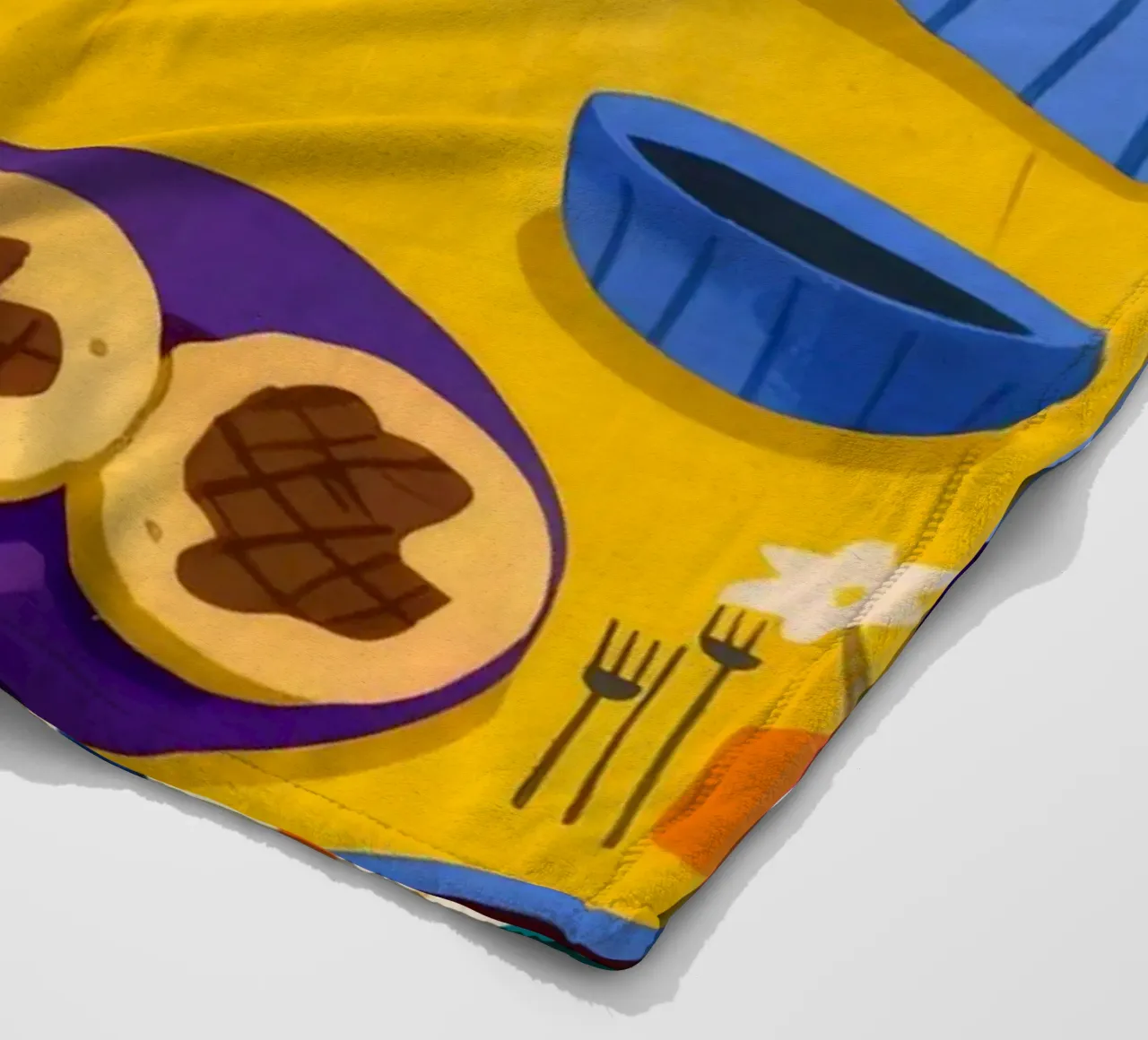 Sinfonia di colori per la cucina coperta in pile da Lumina Vision
