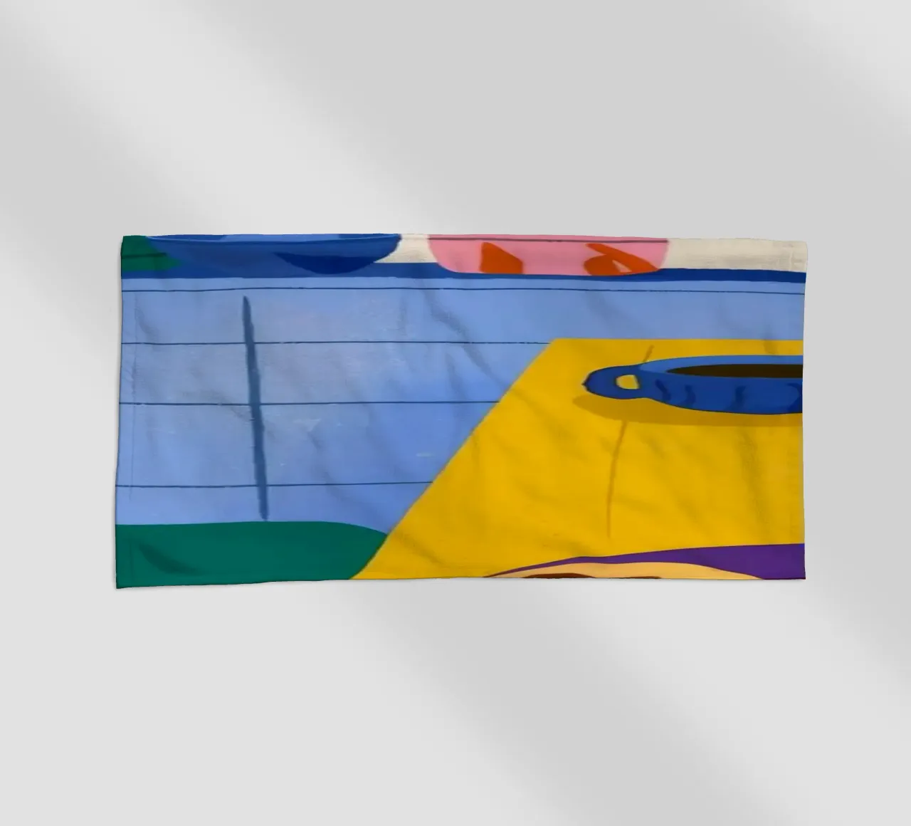 Sinfonia di colori per la cucina telo mare da Lumina Vision