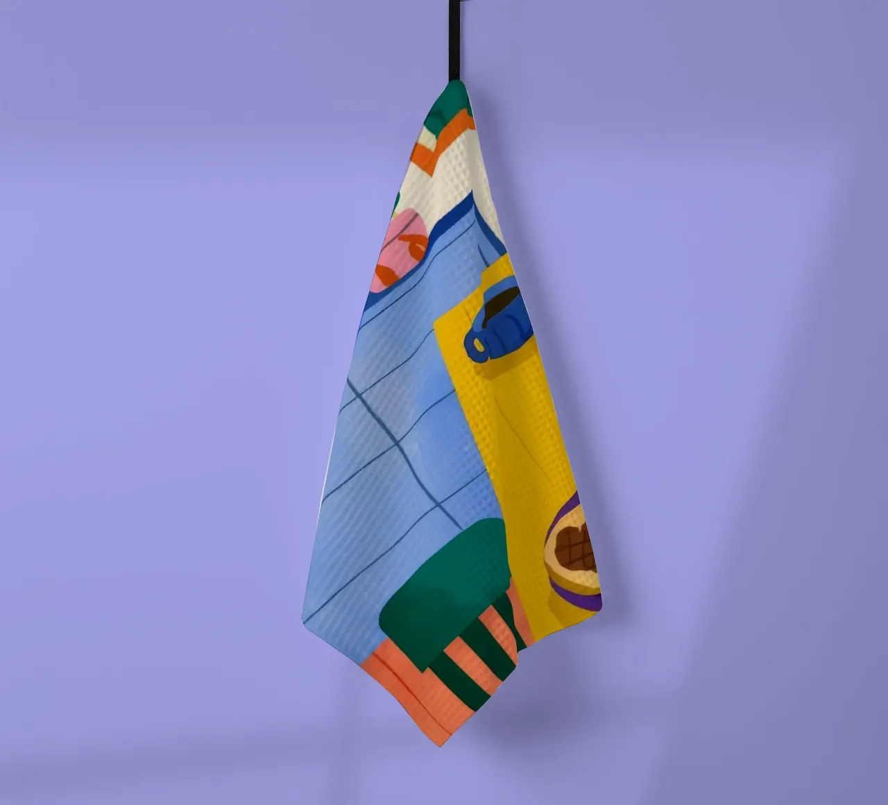 Sinfonia di colori per la cucina canovaccio da cucina da Lumina Vision