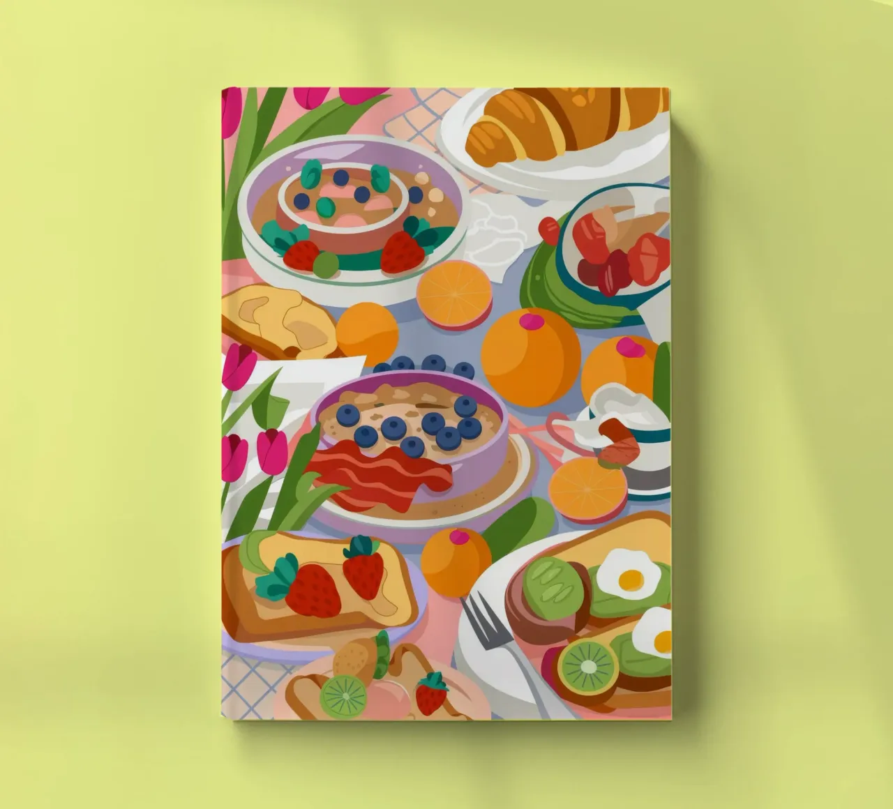 Breakfast Feast notebook by Lumina Vision