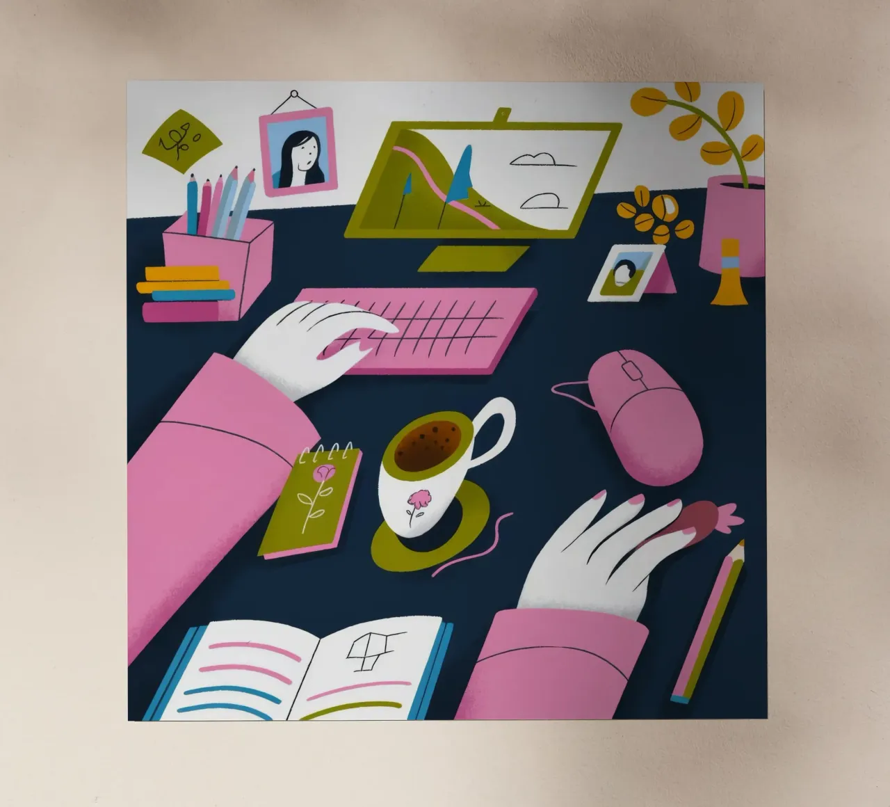 Creative Workspace pellicola backlit da Lumina Vision