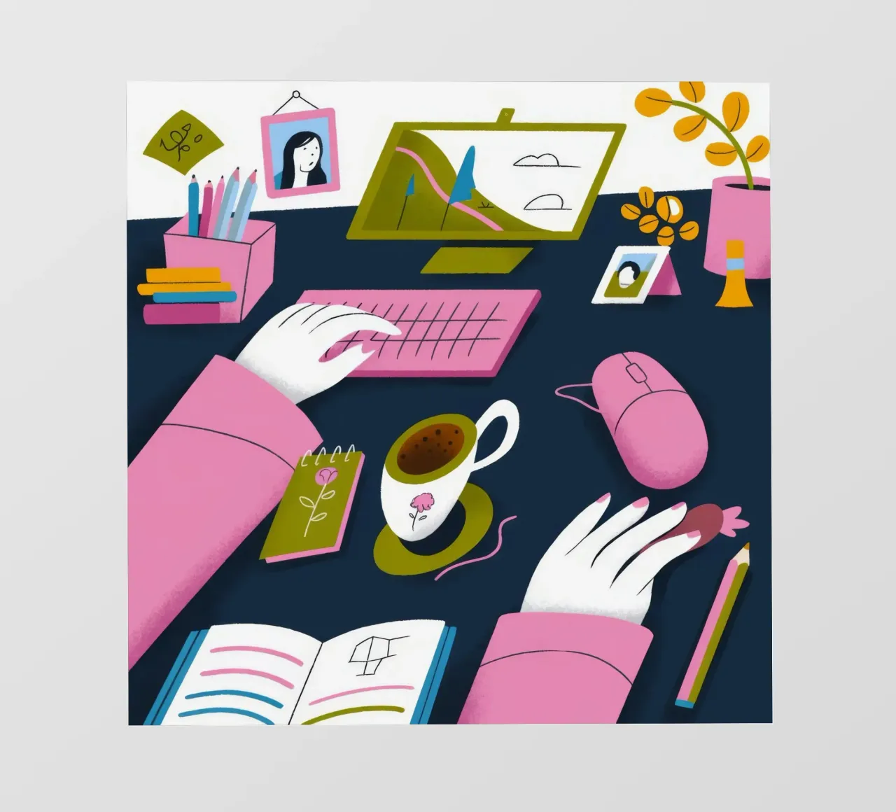 Creative Workspace pellicola backlit da Lumina Vision