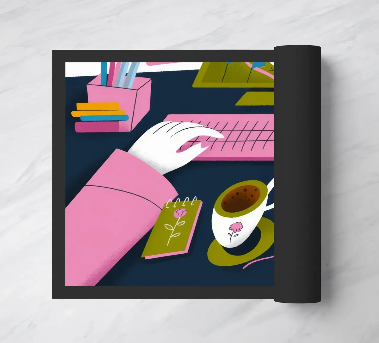 Creative Workspace doormat by Lumina Vision