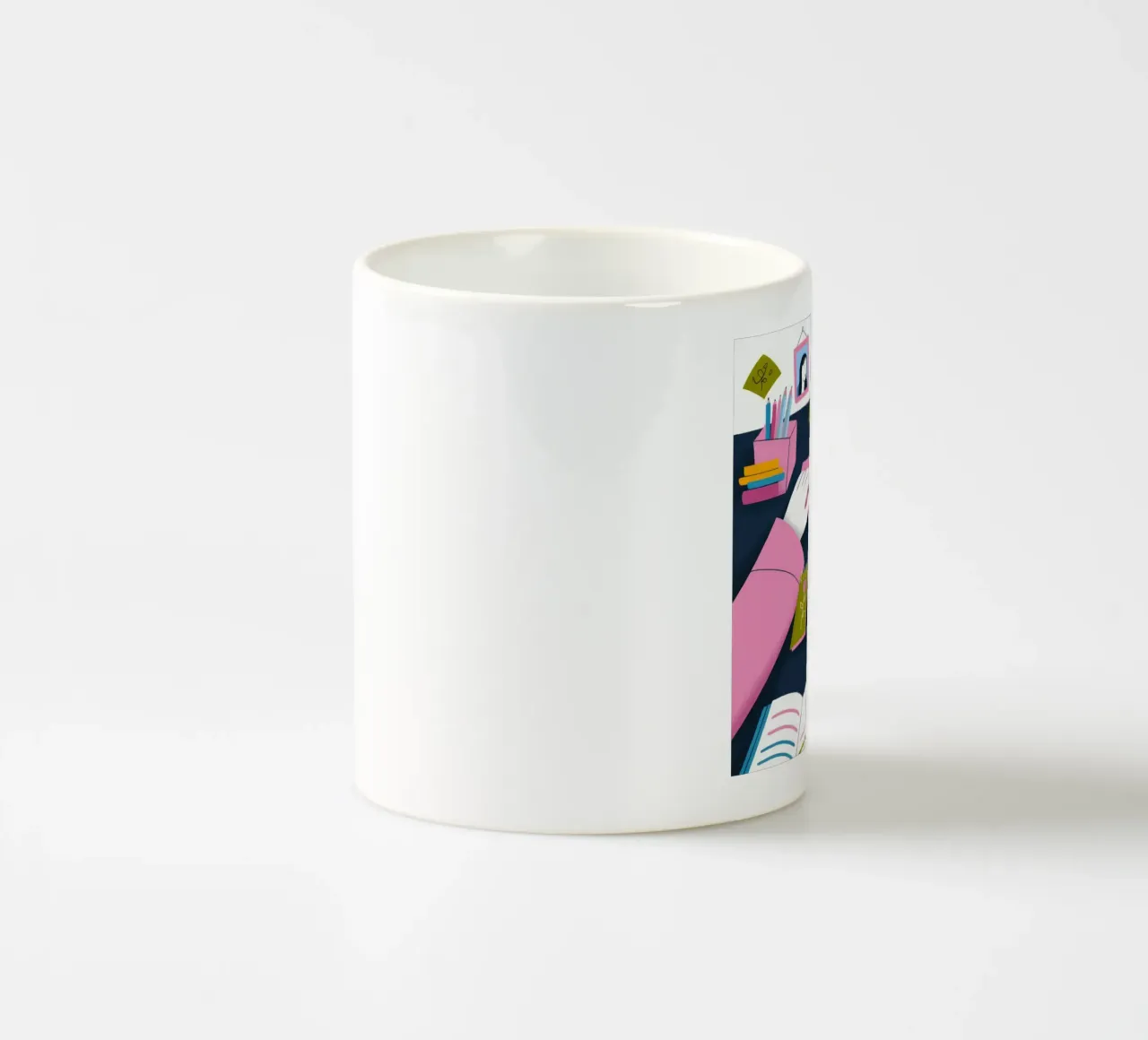 Creative Workspace ceramic mug by Lumina Vision