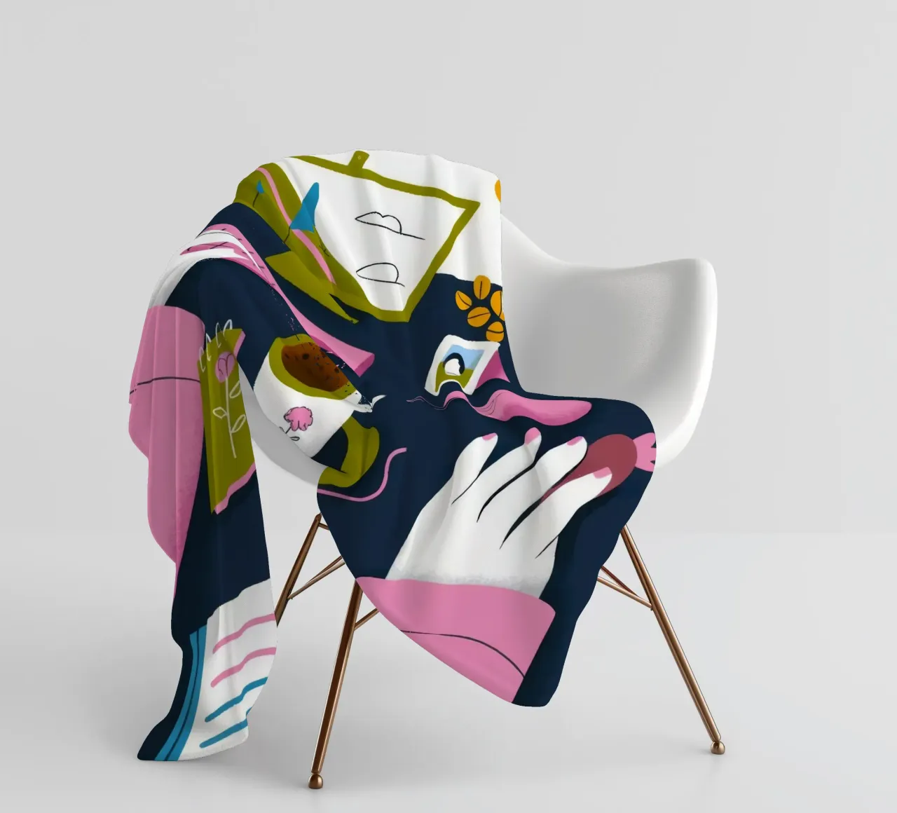 Creative Workspace Fleecedecke von Lumina Vision