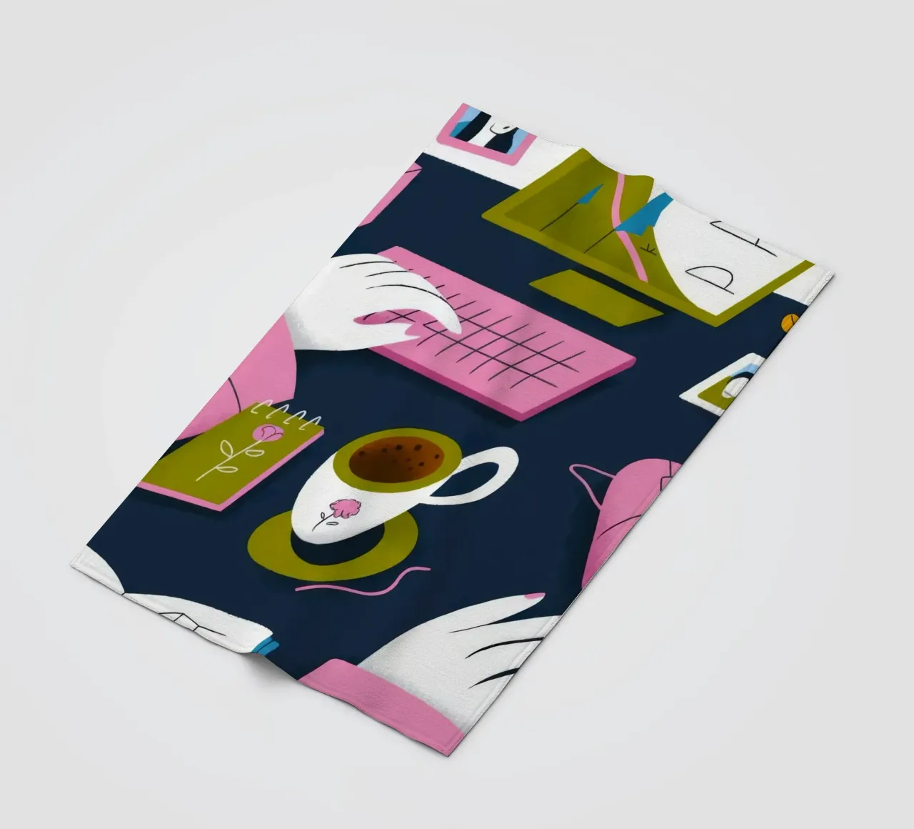 Creative Workspace Fleecedecke von Lumina Vision