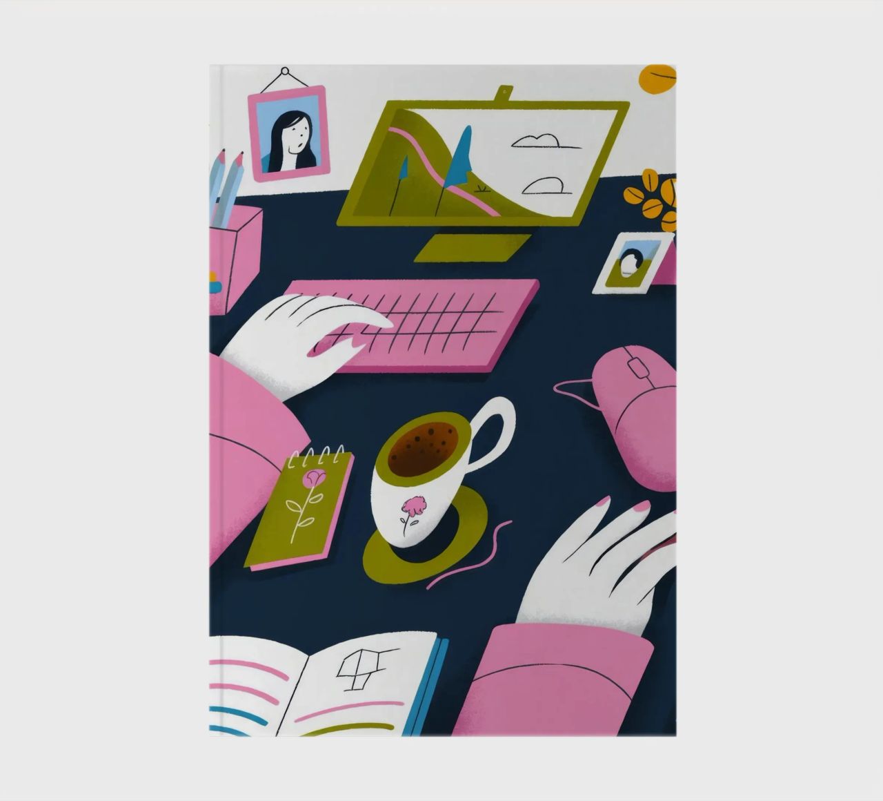 Creative Workspace notebook by Lumina Vision