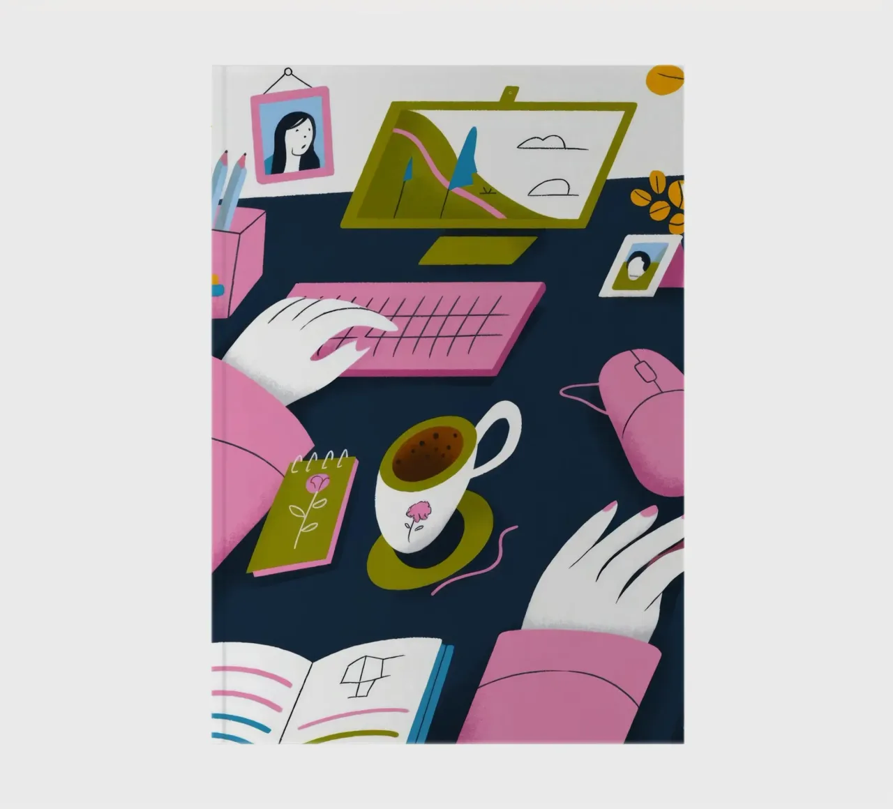 Espacio de trabajo creativo cuaderno de Lumina Vision