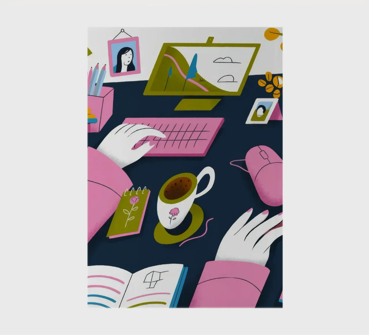 Espacio de trabajo creativo cuaderno de Lumina Vision