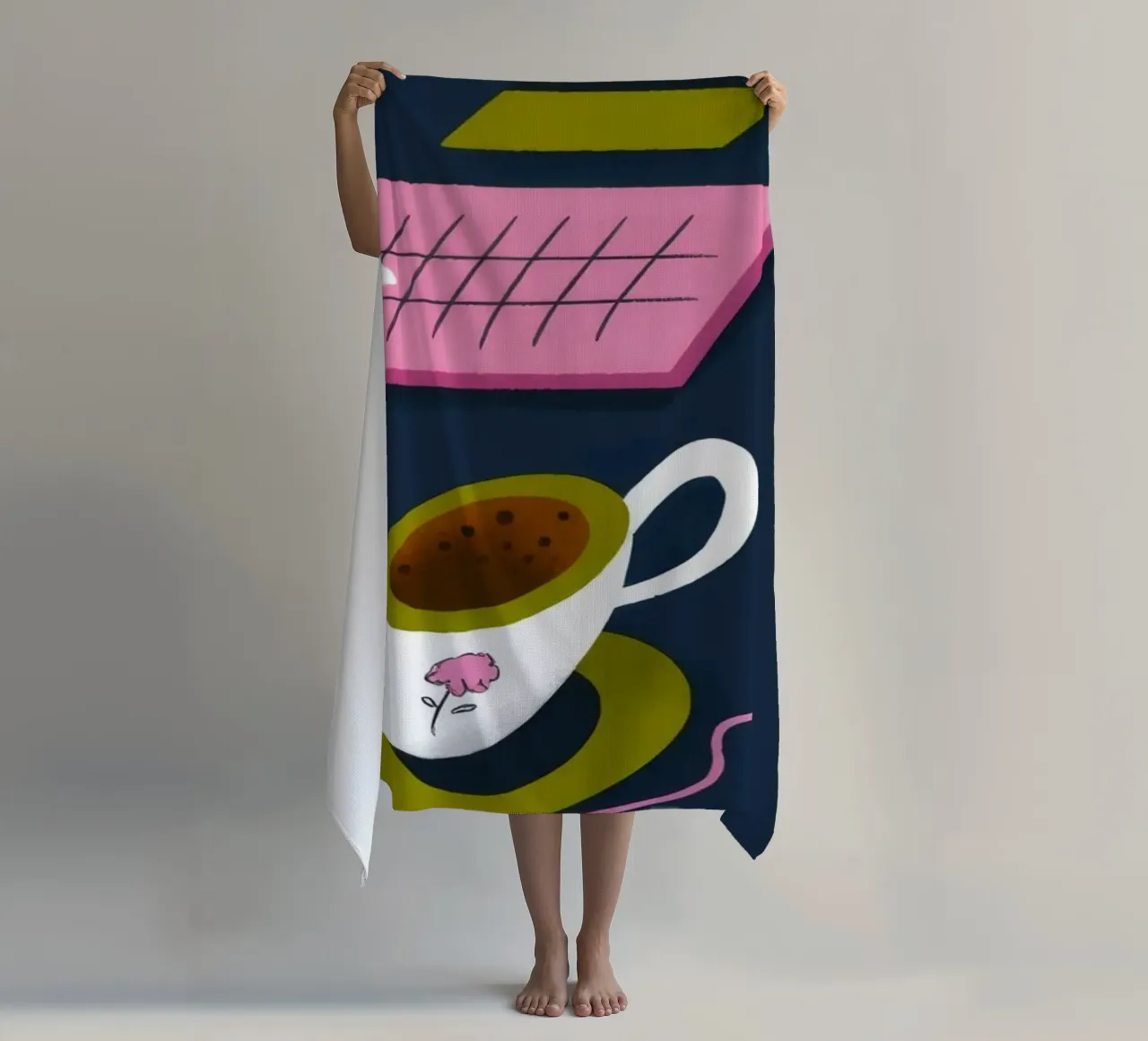 Creatieve werkruimte strandhanddoek van Lumina Vision