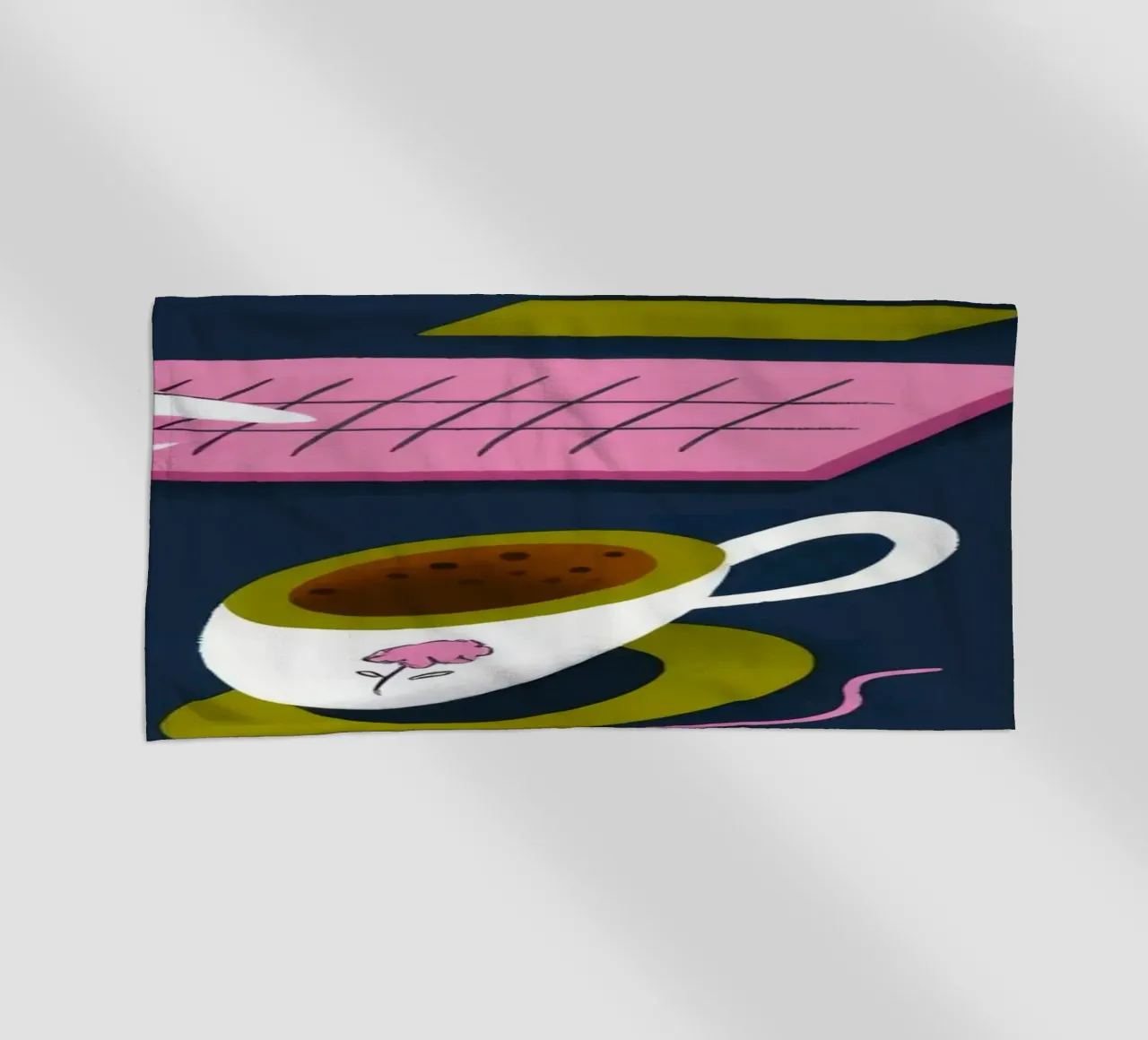 Creatieve werkruimte strandhanddoek van Lumina Vision