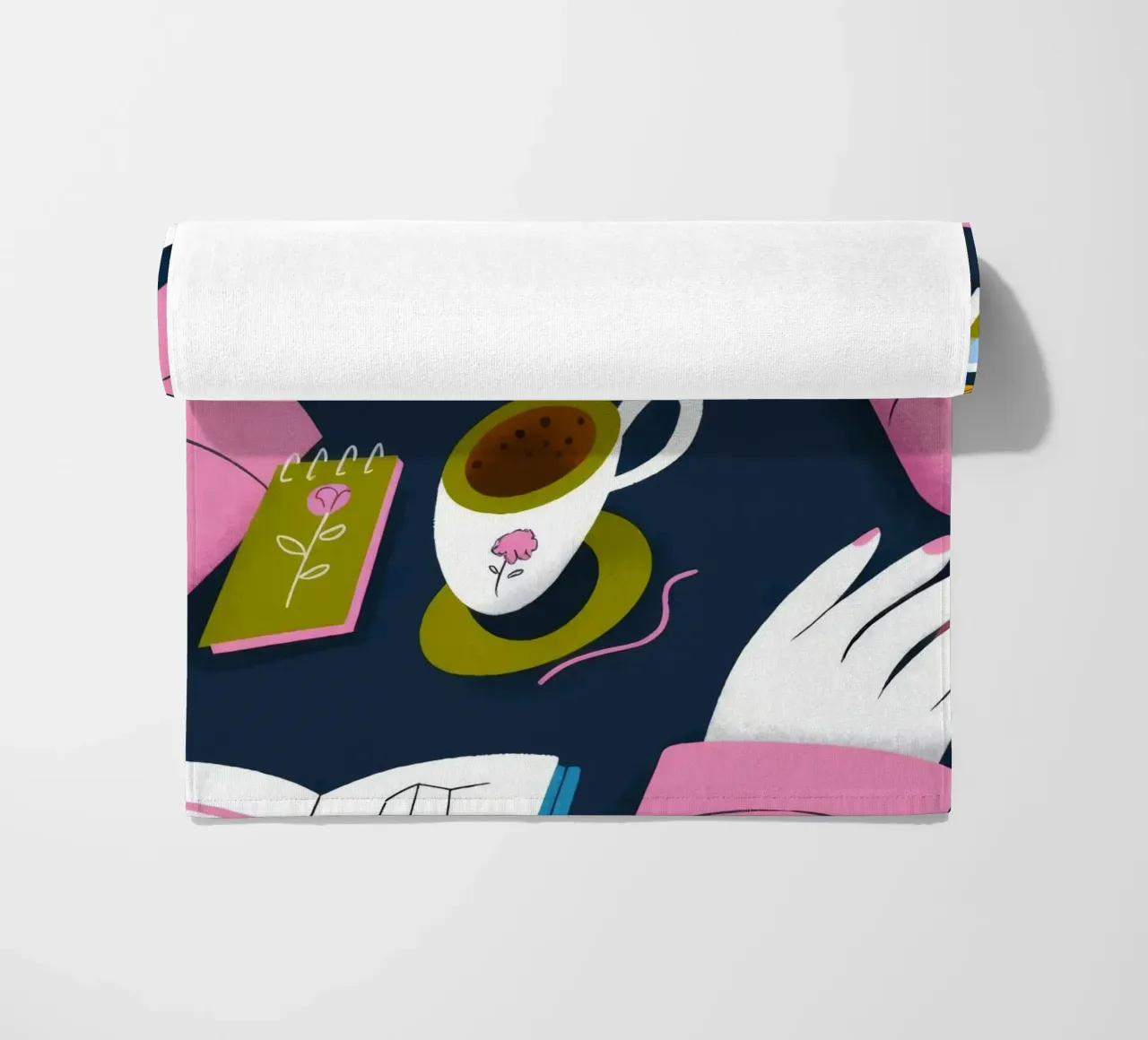 Creatieve werkruimte strandhanddoek van Lumina Vision