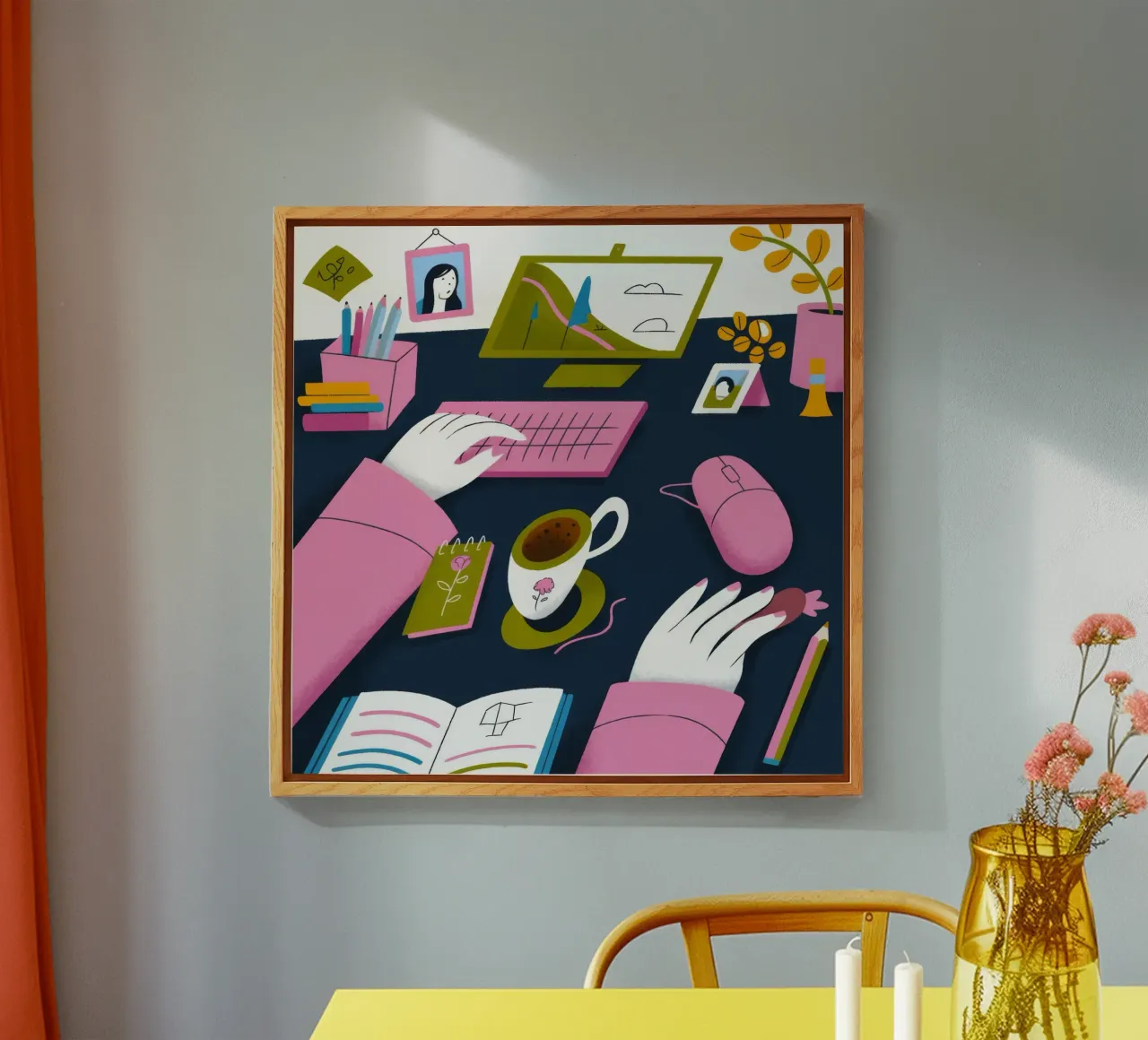 Creative Workspace plexiglass da Lumina Vision