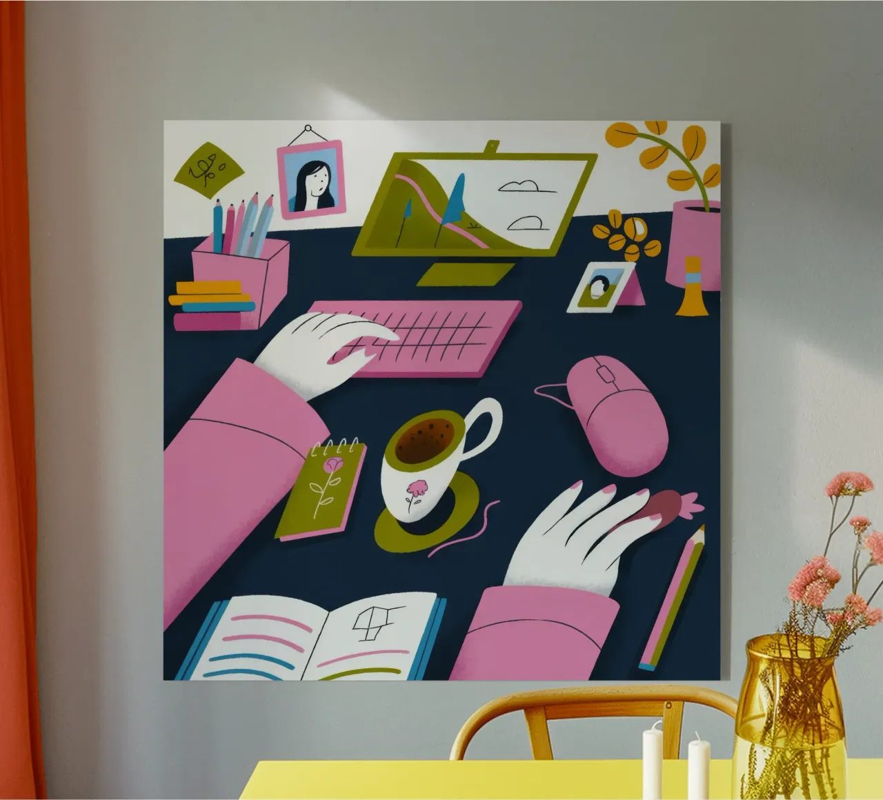 Creative Workspace plexiglass da Lumina Vision