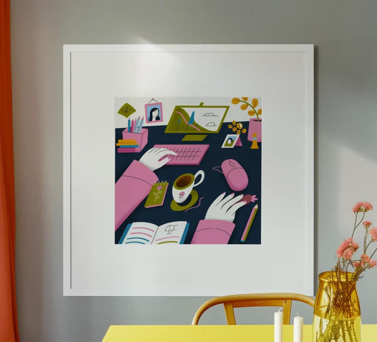 Creative Workspace poster by Lumina Vision