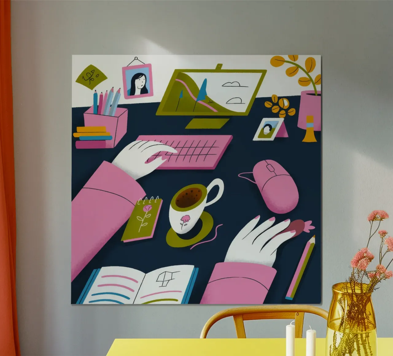 Creative Workspace poster by Lumina Vision