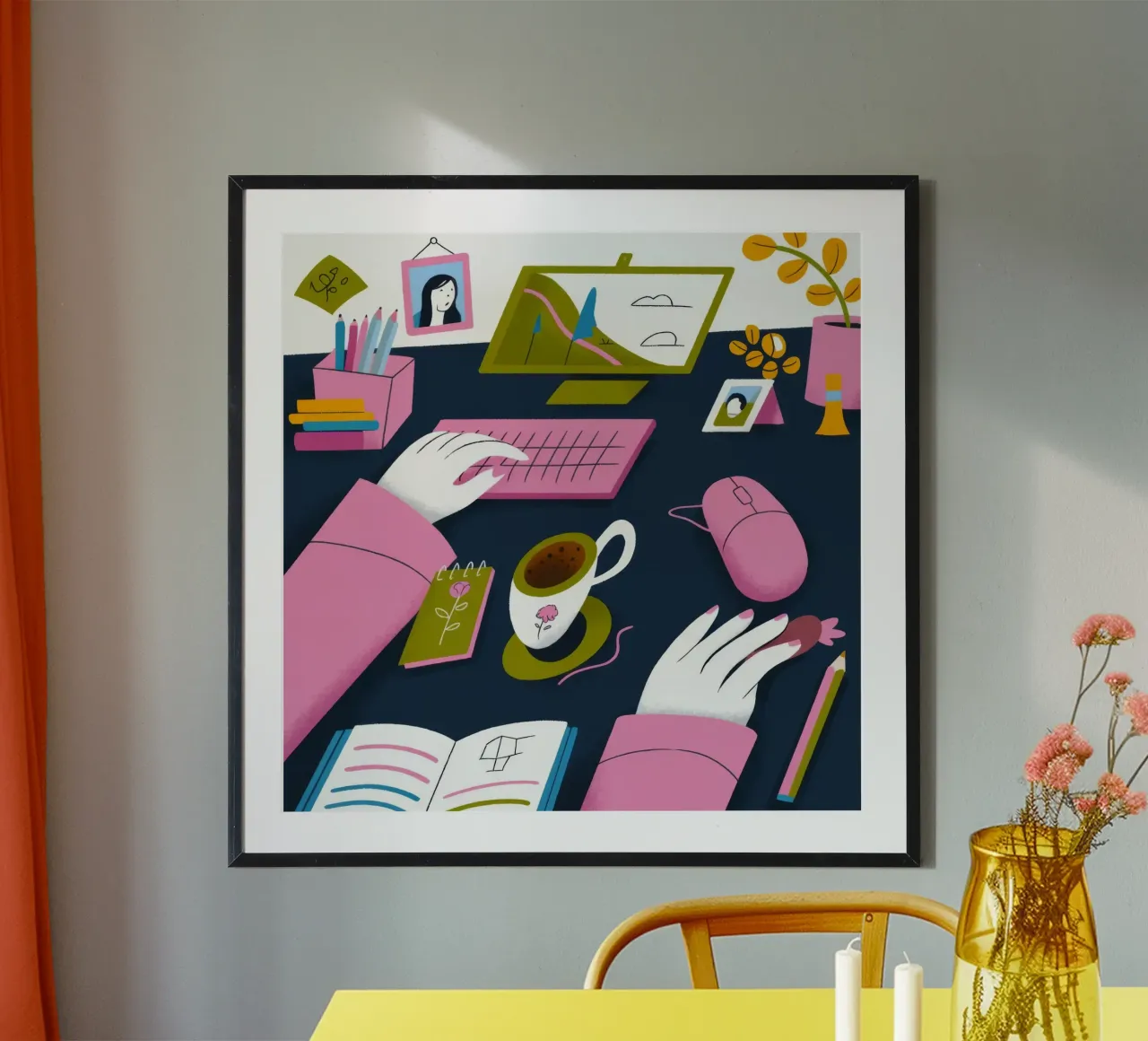 Creative Workspace poster by Lumina Vision