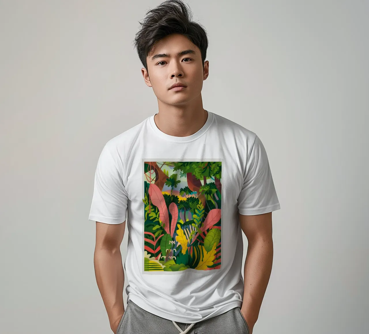 Un lussureggiante paradiso tropicale t-shirt da Lumina Vision