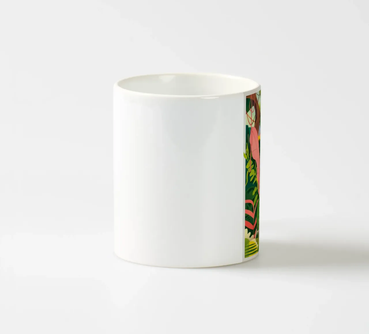 Un lussureggiante paradiso tropicale tazza in ceramica da Lumina Vision
