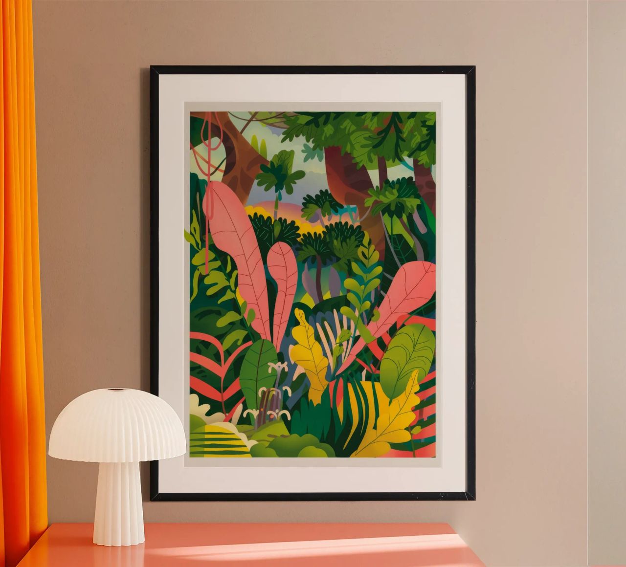 Lush Tropical Paradise poster by Lumina Vision