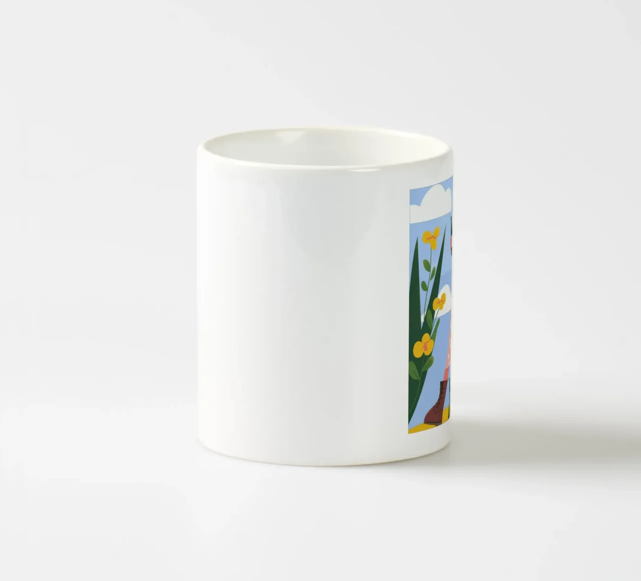 Passeggiata gioiosa di primavera tazza in ceramica da Lumina Vision