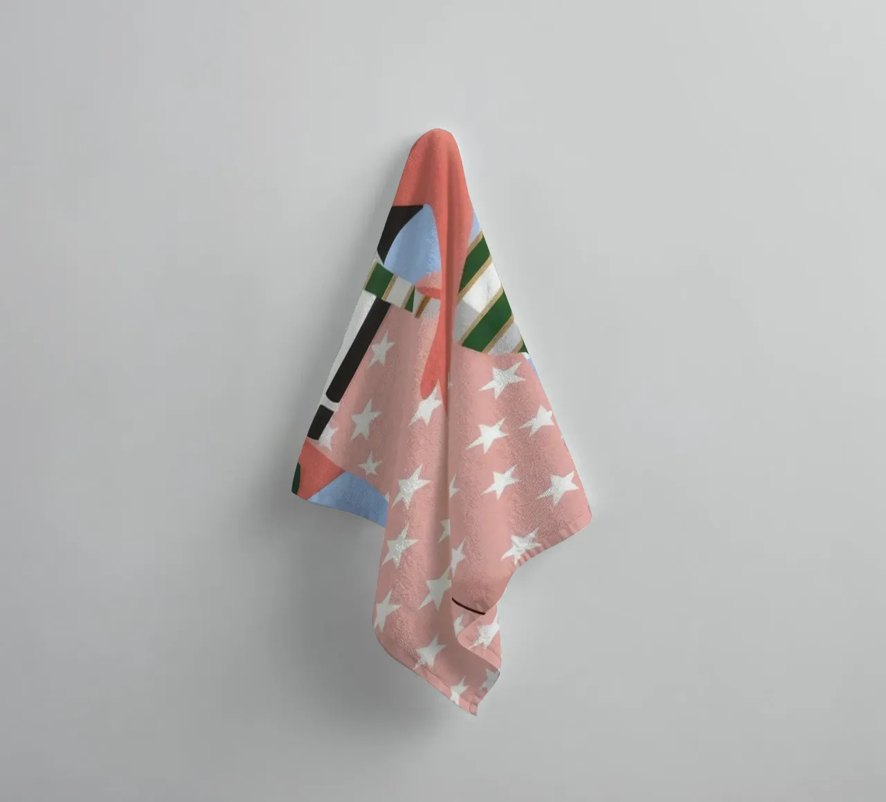 Joyful Spring Stroll towel by Lumina Vision