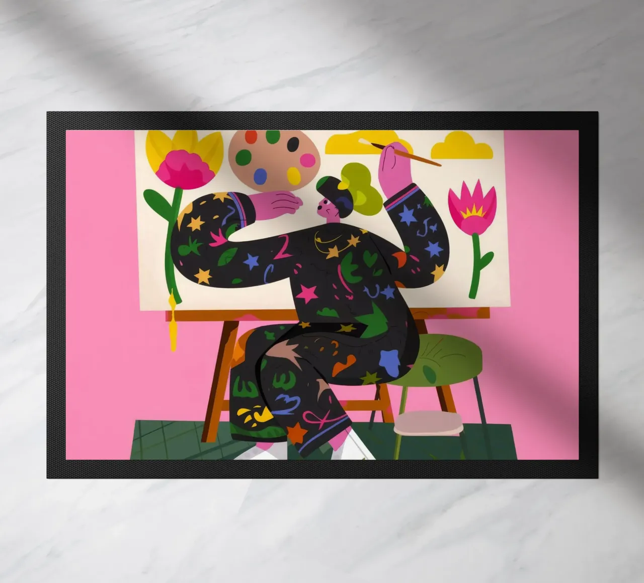 Creative Artistic Expression doormat by Lumina Vision