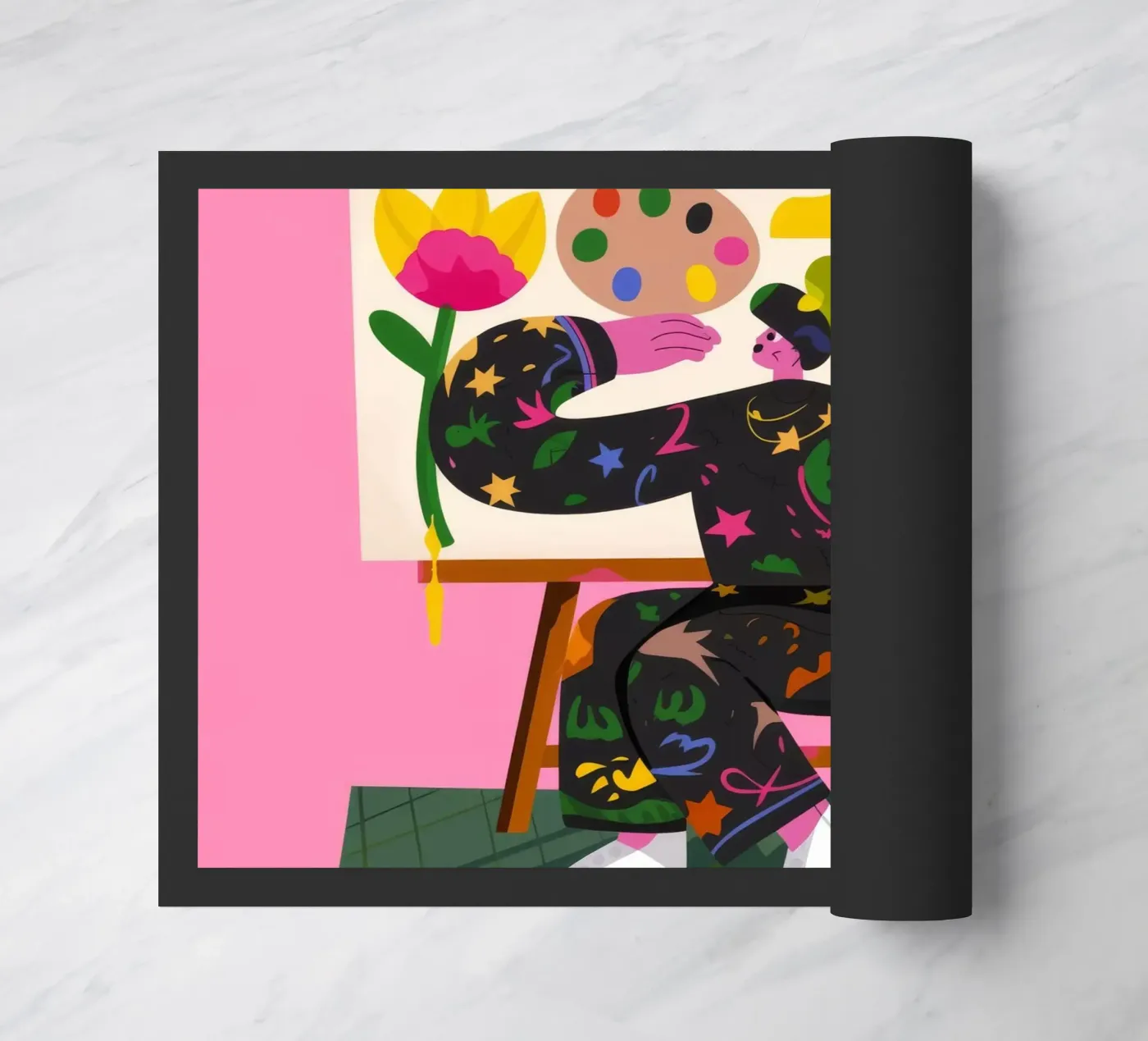 Creative Artistic Expression Fußmatte von Lumina Vision