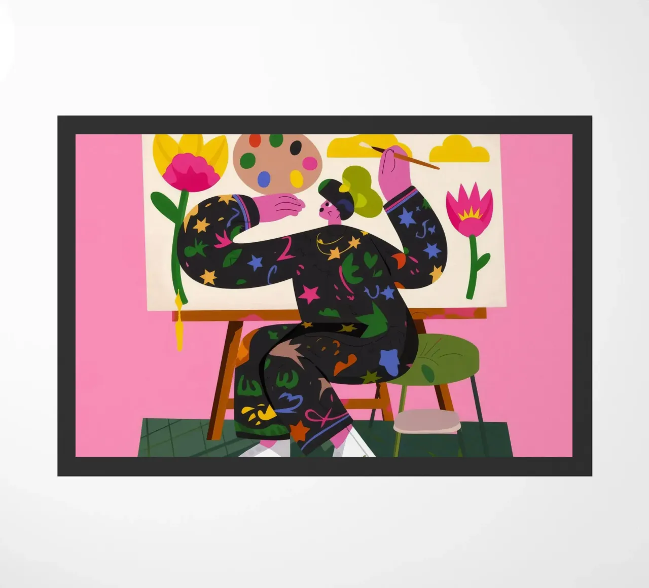 Creative Artistic Expression doormat by Lumina Vision