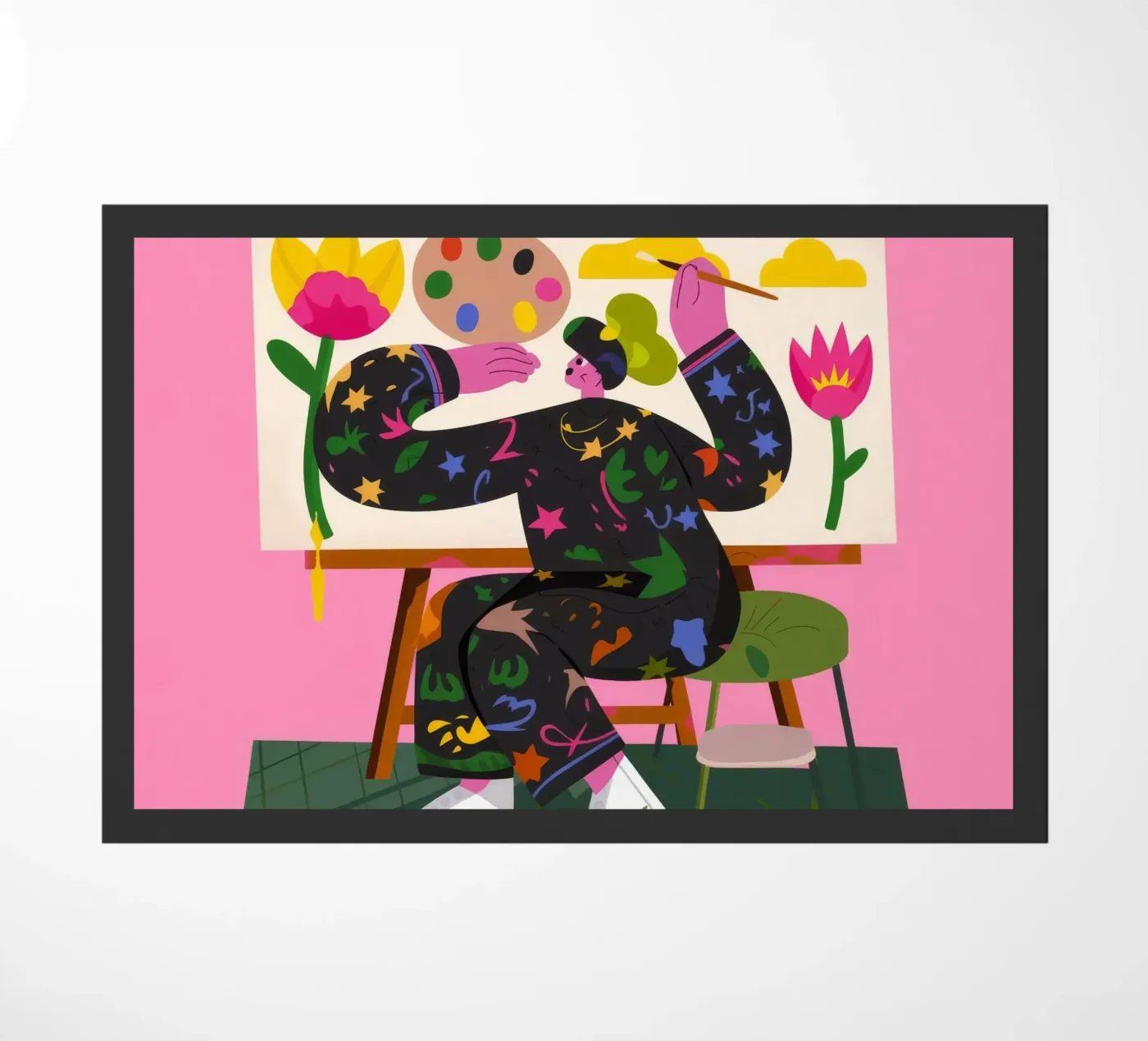 Creative Artistic Expression Fußmatte von Lumina Vision