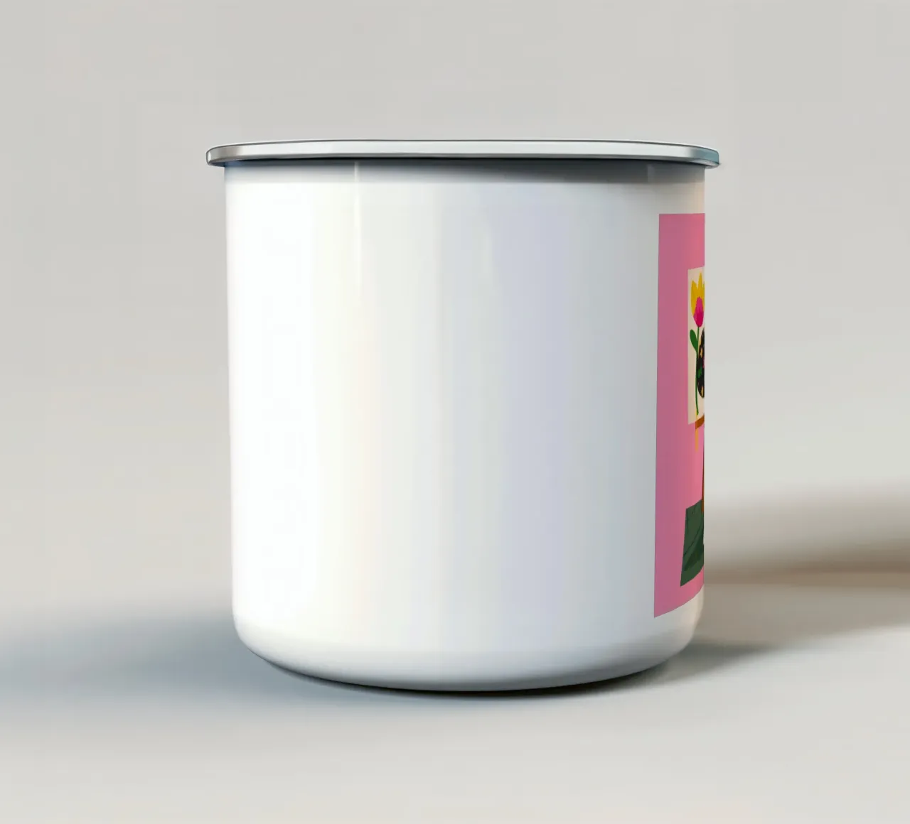 Espressione artistica creativa tazza in smalto da Lumina Vision