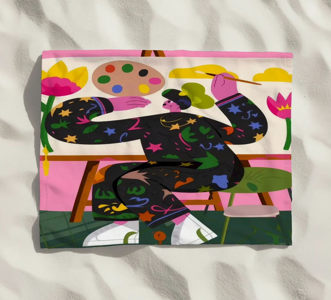 Espressione artistica creativa telo mare da Lumina Vision