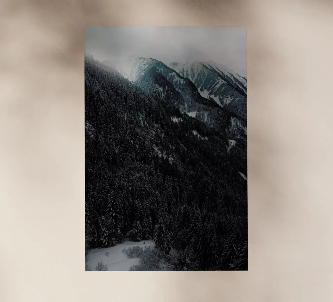 Snowy Peaks in the Alps pellicola backlit da Sebastian Hilgetag