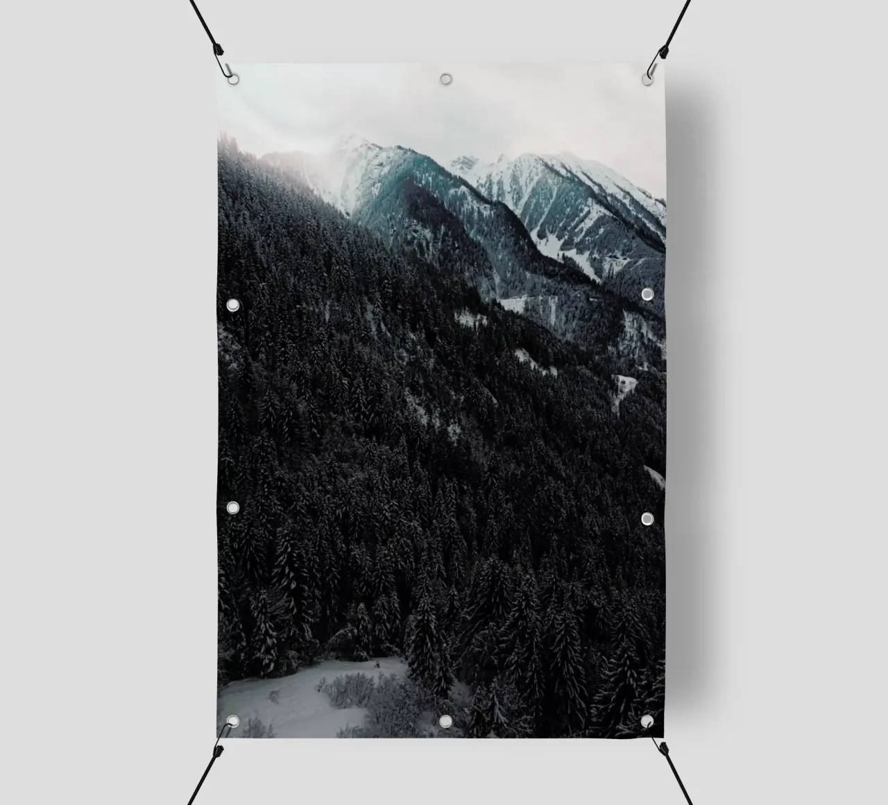 Snowy Peaks in the Alps telo in pvc da Sebastian Hilgetag